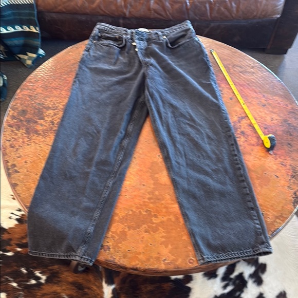 Agolde faded black Criss Cross Waist Size 30 - Picture 1 of 7